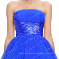 Grace Karin Strapless Beaded Short Puffy Blue Homecoming Dress CL4097-3